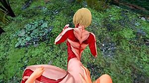 watch me fuck this female titan in pov