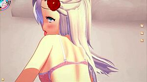 Watch this intense masturbation session with extra steps in Dark's version!