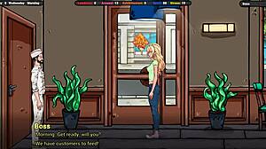 Landlord Cums On Jenny's Ass