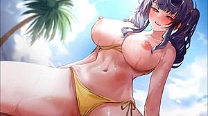 Pola de Azur Lane recibe creampie