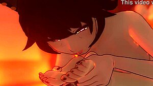 Does Kali Worship Blake's Nude Feet?