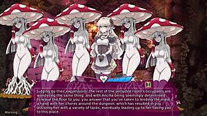 Monster Girl Ancilla Delivers Deepthroat Blowjob and Creampie.