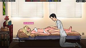 An Excited Masseur Caresses The Breasts Of An Innocent Girl