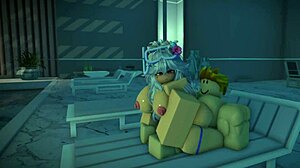 Roblox slut gets fucked rough and hard by bwc