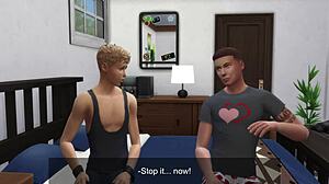 Sims4 - helg hos Mike og pappaen del 1