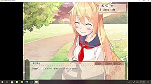 Your waifu foxgirl nanako rides you! Let's play konko xv!