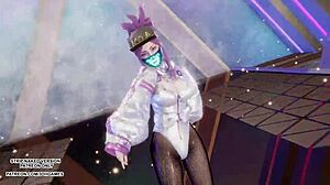 mmd aespa - supernova akali hot kpop dance league of legends uncensored hentai