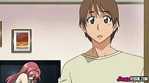 hey my stepsister-in-law and her busty friend are sucking my cock in this uncensored hentai