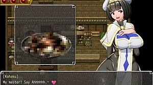 Nympomainia priestess swallows cum at party