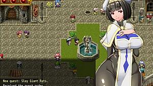 Nympomainia priestess swallows cum at party