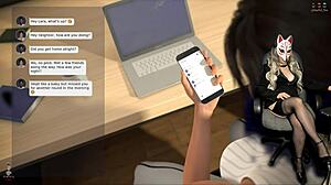 Naughty Lara undresses in episode 26