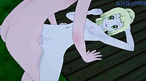 Lillie and sabrina natsume share intense sex in pokemon hentai