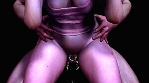 Sexy Asian Girl Victory Standing Fuck