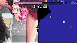 Sex Counselor 11 Senior Blocks Vagina with Vibrator Forces Anal Fucking Until Cum