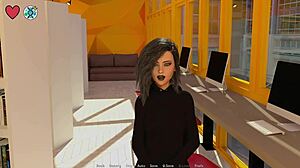 Romantic date night with goth college girl at elmwood university 23