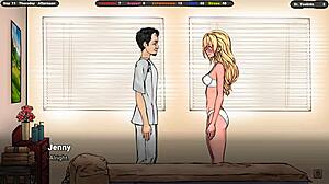 An Excited Masseur Caresses The Breasts Of An Innocent Girl