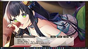 Monster Musume Tdx мимик-девочка Asta в спальне, сцена 1, конкурс готовки