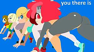 exercise motivation animation with yoga gym workouts