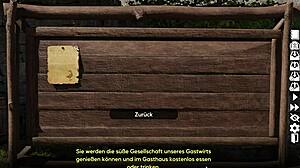 gameplay corruption town visual novel first day as barmaid 😊