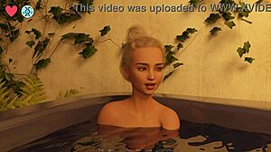 Elmwood University 12 - Brunette Cheerleader Loves To Dirty Talk Into My Ear She Thanked Me For Fucking Her In The Hot Tub