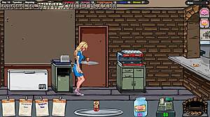 the masseur convinces her to don a bikini, then ravages her body