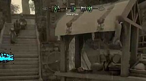 Je baise plusieurs salopes dans le hall mod Skyrim