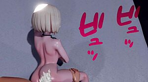 Chisato experiences a creampie in 3d anime
