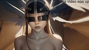 Angewomon Boldly Shows Her Tits