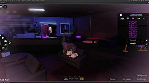 Young Girl Pays Boyfriend's Debts with Blowjob and Dancing in Roblox Ep1