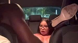 Black guy fucks young Asian girl on the street right in front of her husband