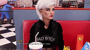 Being A Dik 147 - Having A Romantic Date With Alt Girl Quinn And Kissing Her In The Rain