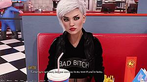 Being A Dik 147 - Having A Romantic Date With Alt Girl Quinn And Kissing Her In The Rain