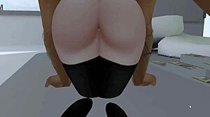 viejo aprovechando que su vieja salio de casa para traer a jovencita de color rosa 2