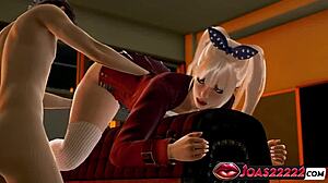 hot angel with plug kisses and masturbates