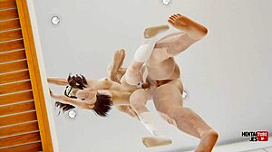 nezuko's big men fuck in demon slayer hentai – can she take it?