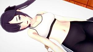 Mona Wants Handjobs Strips Sportswear in Uncensored Hentai Nurse Office