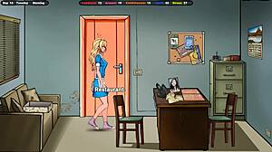 the masseur convinces her to don a bikini, then ravages her body