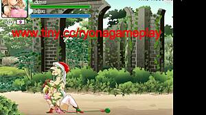 אישה יפה מזדיינת עם גובלינים במשחק Emulis הentai