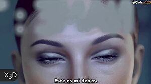 Black Widow Animasyonda Anal Göt Sikme Görevi Büyük Göt Canavar Yarrak