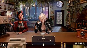 She Grabbed the Barista's Dick and Began to Dominate Him