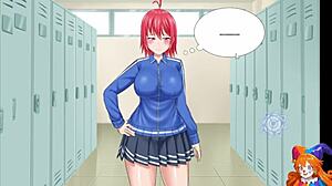 Rabbit girl 2 ends with anal sex in anime hentai game.