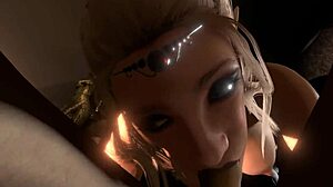 Thick Barbarian Elf Girl Sucking Small 18+ Perky Dick 😈