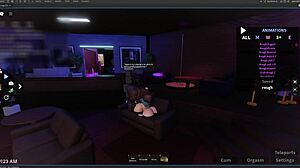 Vroča punca plača fantov dolg z pihanjem in plesom v Roblox Ep1