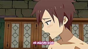 Henchan45 - Kazuma Owes Wiz Big Time - Sub Español