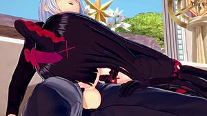 Rory mercury intensely sucks guy's cock outdoors leading to creampie fuck