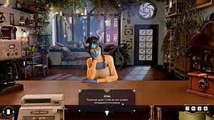 She Grabbed the Barista's Dick and Began to Dominate Him