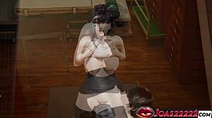 hot sexy nerisa animation - wet pussy licked and fingered to squirt