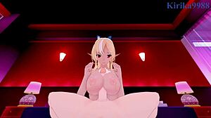 獅白ぼたんと不知火フレアの激しいPOV中出しヘンタイ！