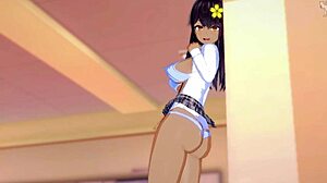 ラティーナさんが囁く、「私は興奮してる」 ブロンドがオナニー