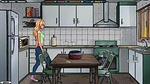 i sniff her panties under the skirt in this hentai game